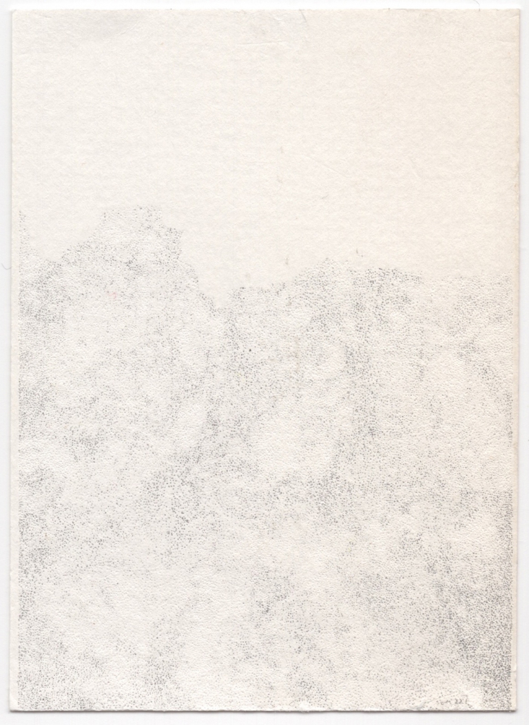 Needle drawing - Triptych 22-23/08/'17 (1/3)